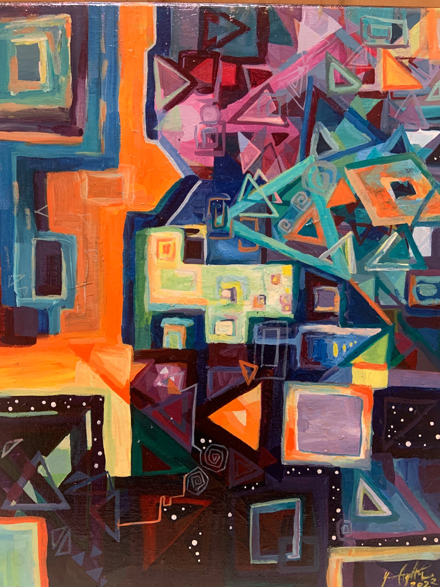 City Lights - original painting