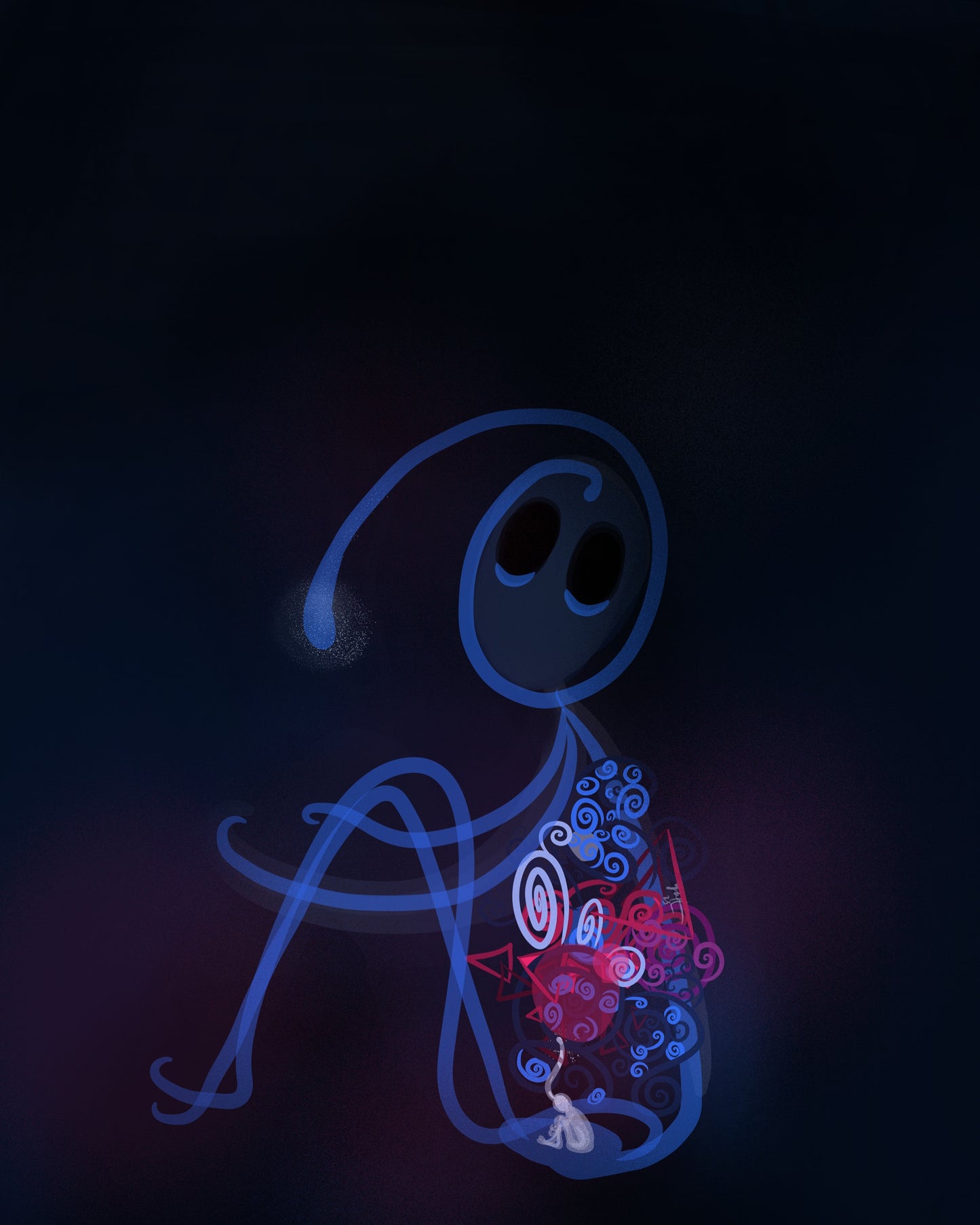 "Cold Down Here" fine art print