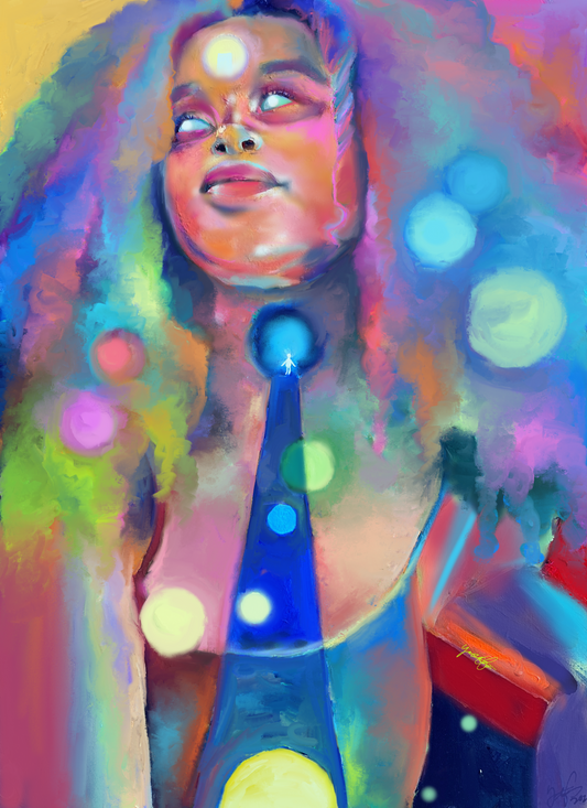 "Spaceship" glossy fine art print