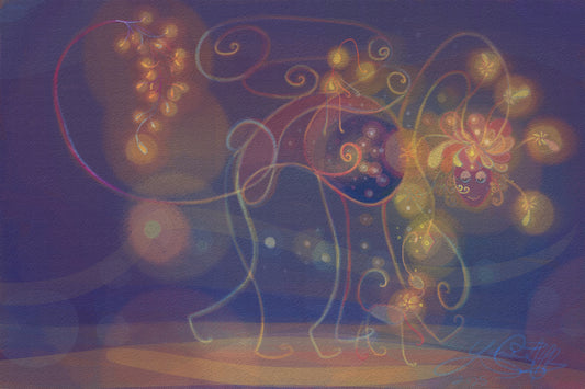 Cosmic Stroll - sommerset velvet fine art print