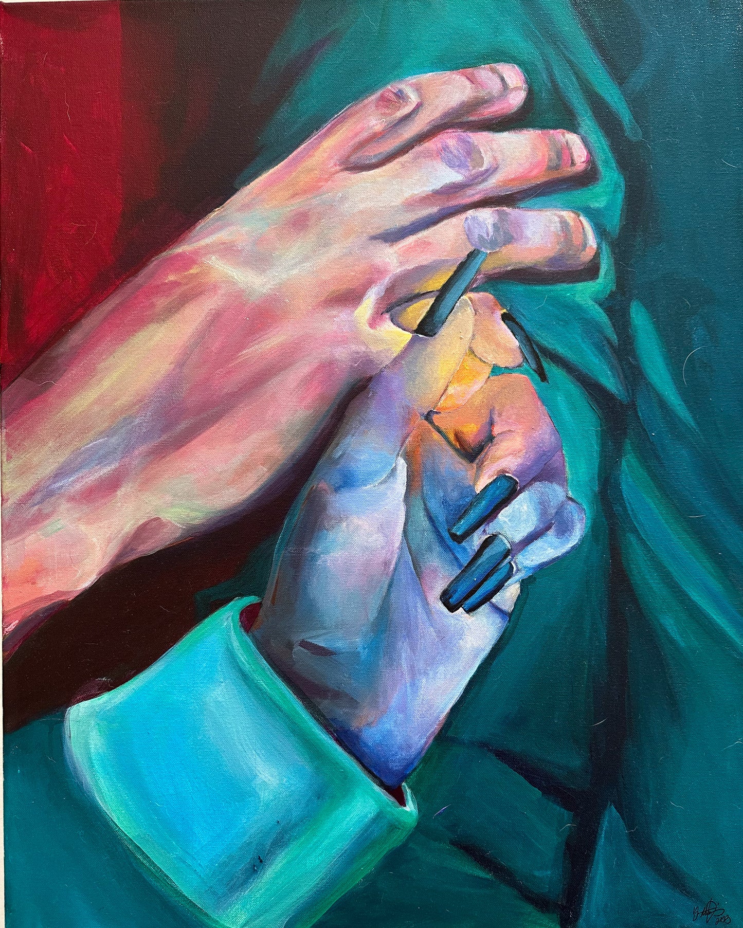 "Persephone and Hades series-Our Link" - original painting